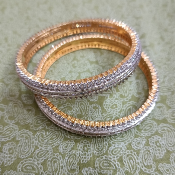 American diamond studded bangles - Picture 4 of 5